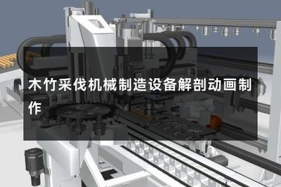 木竹采伐機(jī)械制造設(shè)備解剖動(dòng)畫制作